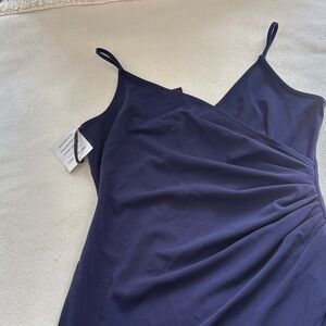 Owin Women's Elegant Navy Midi Dress size large